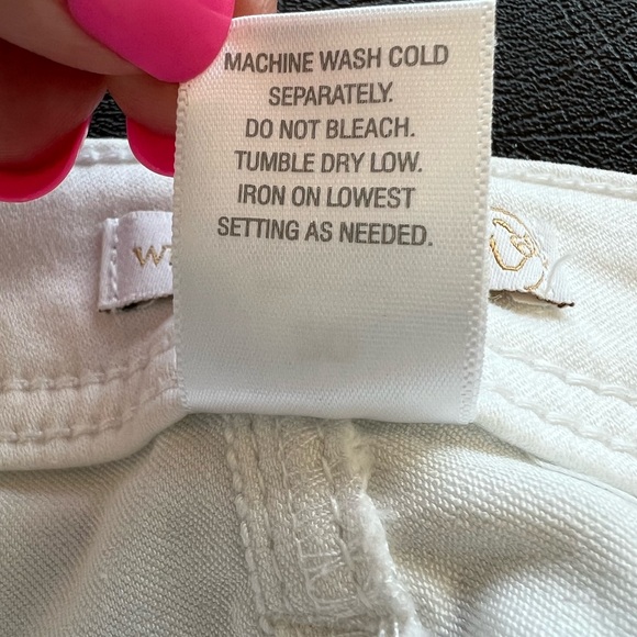 🤍 EUC Westport 1962 White Stretch Crop Jeans | Women’s Size 20 - Picture 8 of 8